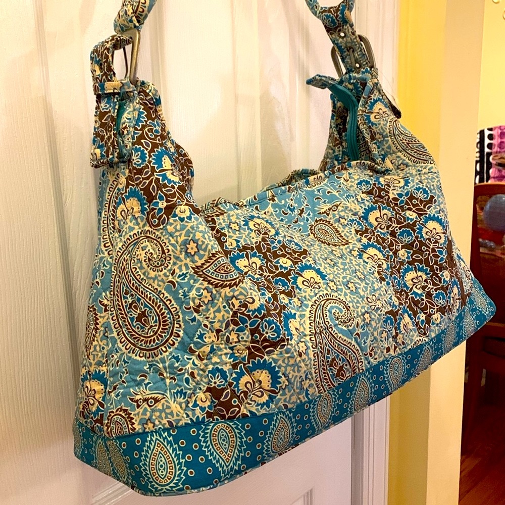 Lemon Hill, Paisley print large duffle bag, NWT